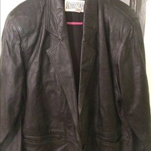 Lady’s leather blazer